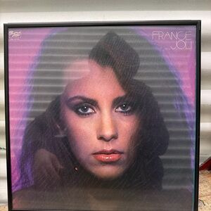 France Joli Vinyl Record Album Cover Art 1x1 Frame